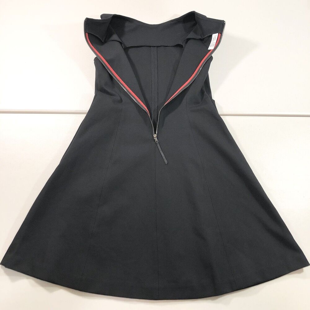 Spanx Perfect Fit & Flare Dress Womens Classic Black Career Pockets Size Medium - Picture 6 of 9